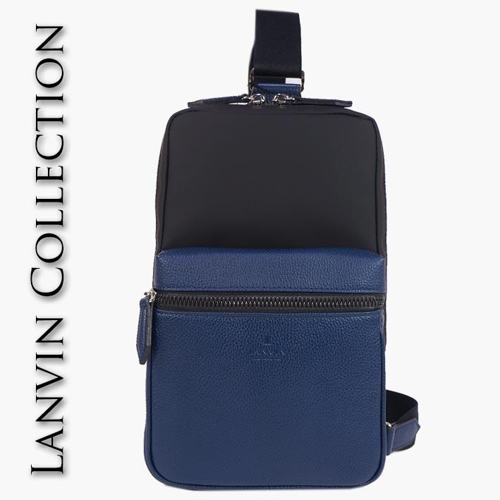 LANVIN COLLECTION ランバンコレクション 牛革使い ワンショルダー 