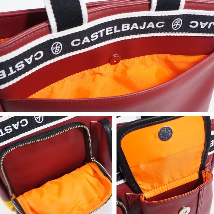 CASTELBAJAC（カステルバジャック） ドライビングトート ドミネ レッド