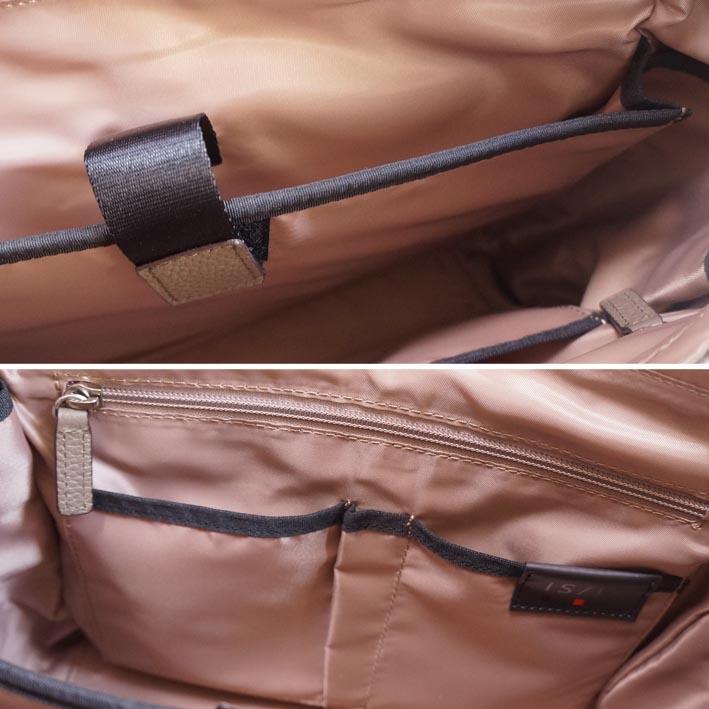 IS/IT（イズイット） 牛革 ナイロン／牛革 トートバッグ 縦型 ピアーダ