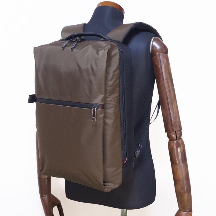 イズイット IS/IT ビジネスリュック リップス カーキ系 定価20,900円 軽量 ナイロン 防水 撥水 B4 通勤 シンプル ビジカジ | IS/IT | 09