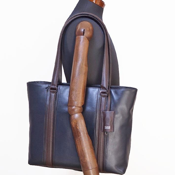 TAKEO KIKUCHI（タケオキクチ） オールレザー トートバッグ メンズ