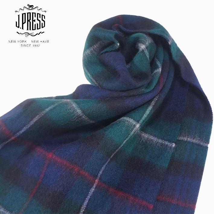 J.PRESS（J.プレス） ジェイプレス J.PRESS MEN チェック柄 カシミヤ混