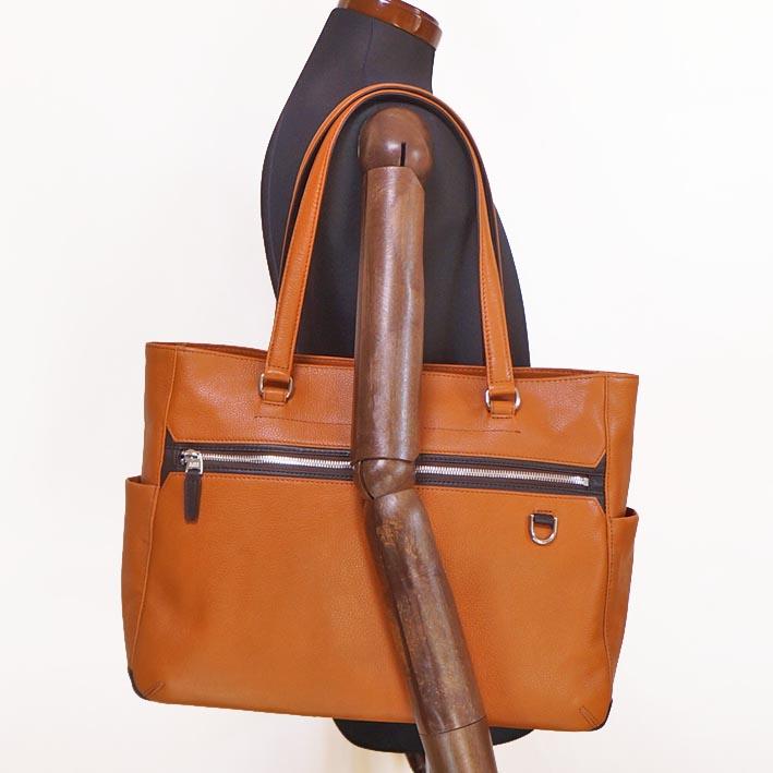 ◇新品◇TAKEO KIKUCHI ビジネスバッグ◇ キャメル TAKEO KIKUCHI（タケオキクチ） レザー トートバッグ レポート メンズ
