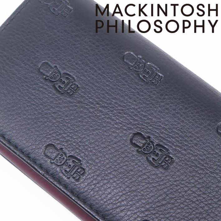 マッキントッシュフィロソフィー MACKINTOSH PHILOSOPHY 牛革 長財布 バッキンガムベア メンズ ブラック×パープル　黒 紫 定価16,500円 無料ラッピング可能 | MACKINTOSH PHILOSOPHY | 04