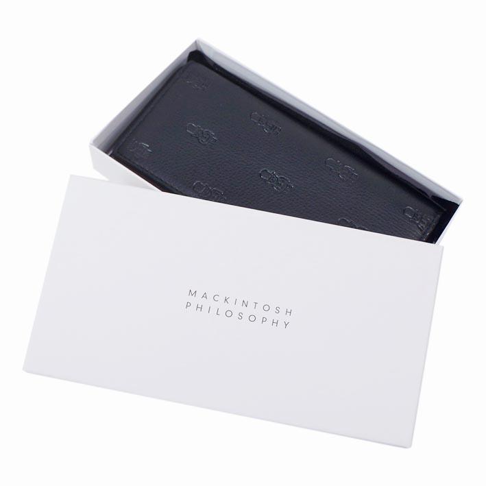 マッキントッシュフィロソフィー MACKINTOSH PHILOSOPHY 牛革 長財布 バッキンガムベア メンズ ブラック×パープル　黒 紫 定価16,500円 無料ラッピング可能 | MACKINTOSH PHILOSOPHY | 07
