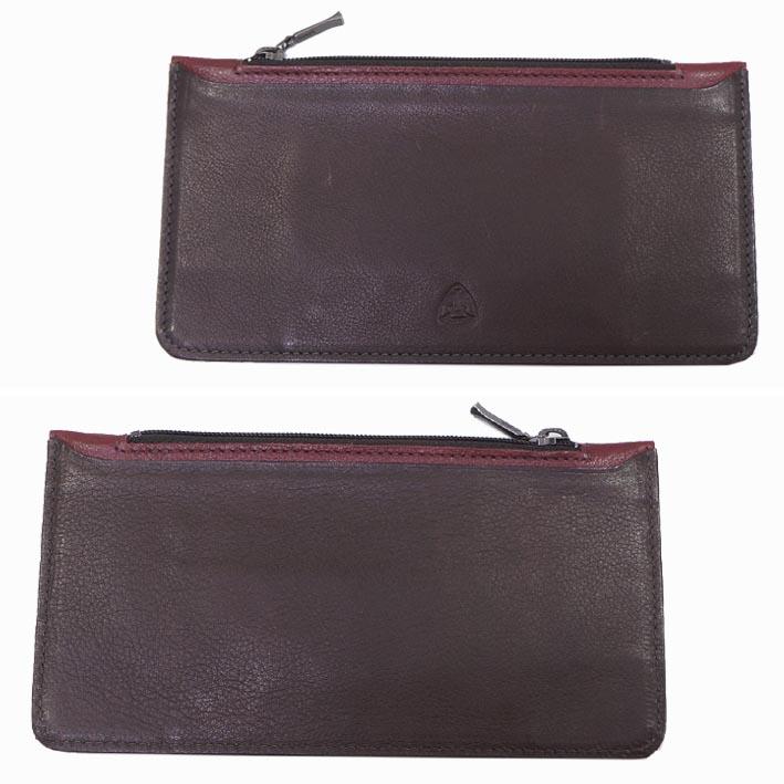 展示品 フジタカ FUJITAKA レザー 薄型 長財布 メンズ ブラウン系（グレー系） 日本製 牛革 箱なし | FUJITAKA | 04