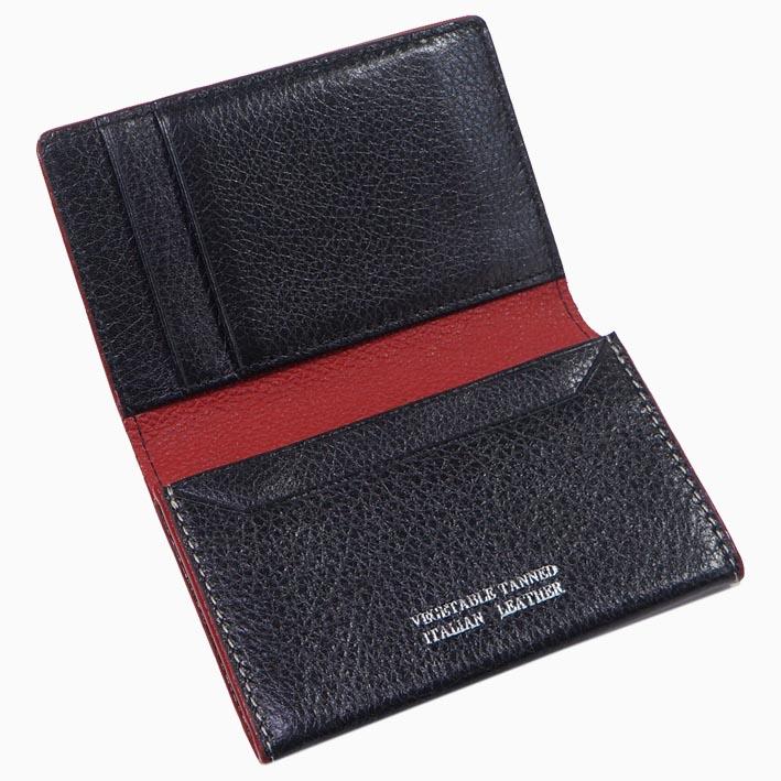 展示品 タケオキクチ THE SHOP TK 牛革 名刺入れ ヴィーノ メンズ ブラック 黒 本革 レザー イタリアンレザー カードケース | THE SHOP TK | 01