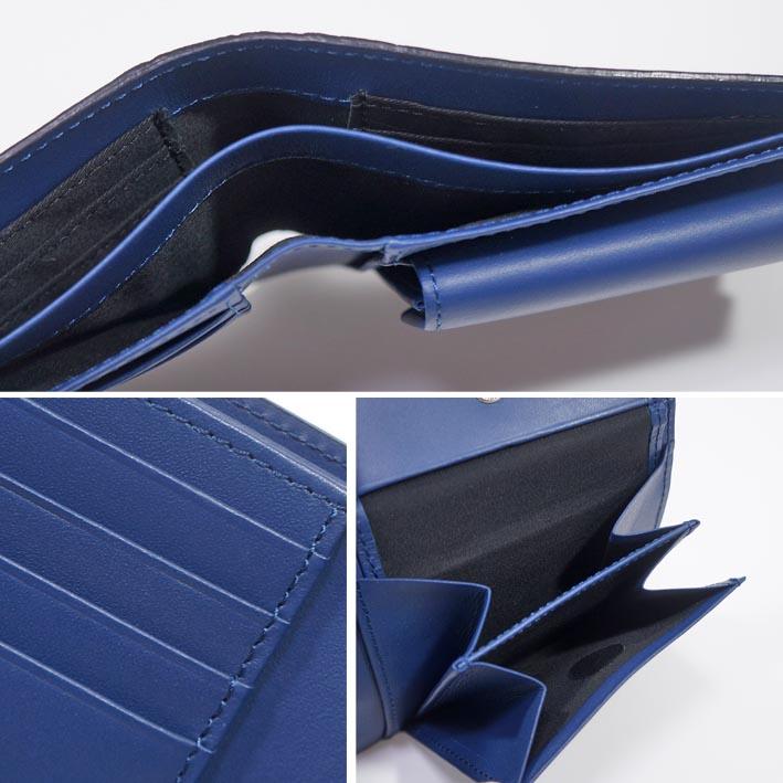 展示品 タケオキクチ TAKEO KIKUCHI 牛革 二つ折り財布 スクイーズ ブラック 黒 メンズ レザー 定価17,600円 | TAKEO KIKUCHI | 02