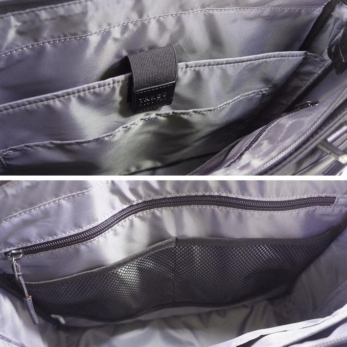 タケオキクチ TAKEO KIKUCHI 撥水加工 トートバッグ メンズ A4 ブラック 黒 ビジカジ 13インチPC収納 軽量 出張 セットアップ機能あり | TAKEO KIKUCHI | 03