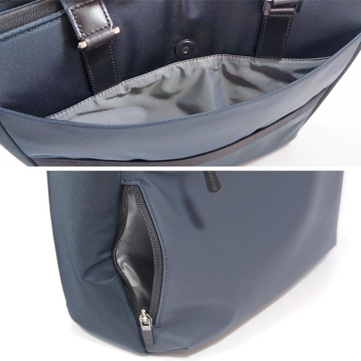 タケオキクチ TAKEO KIKUCHI 撥水加工 トートバッグ メンズ A4 ネイビー 紺 ビジカジ 13インチPC収納 軽量 出張 セットアップ機能あり | TAKEO KIKUCHI | 07