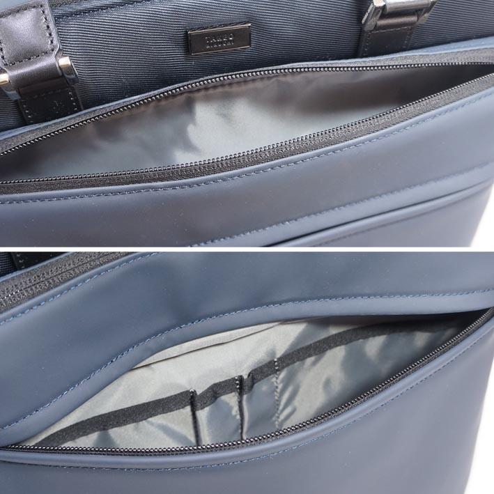 タケオキクチ TAKEO KIKUCHI 撥水加工 トートバッグ メンズ A4 ネイビー 紺 ビジカジ 13インチPC収納 軽量 出張 セットアップ機能あり | TAKEO KIKUCHI | 08