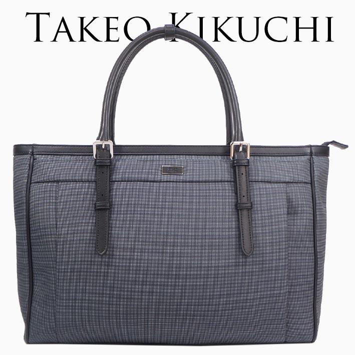 タケオキクチ TAKEO KIKUCHI ブリーフケース 兼トートバッグ メンズ B4 チャコールグレー ビジカジ ２WAY 15インチPC収納 | TAKEO KIKUCHI | 04