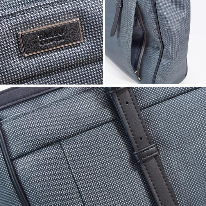 タケオキクチ TAKEO KIKUCHI ブリーフケース 兼トートバッグ メンズ B4 チャコールグレー ビジカジ ２WAY 15インチPC収納 | TAKEO KIKUCHI | 08