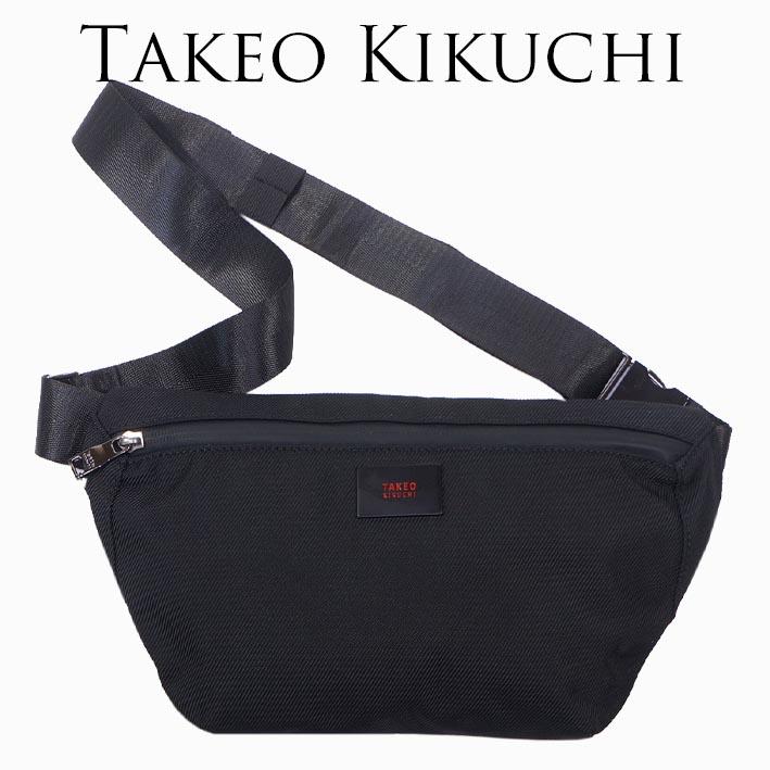 タケオキクチ TAKEO KIKUCHI 軽量 ミニマム ボディバッグ メンズ ブラック 黒 新品 正規品 ワンショルダーバッグ プレゼント ギフト | TAKEO KIKUCHI | 03
