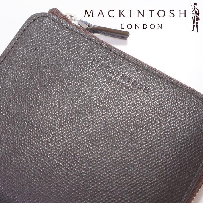 展示品 マッキントッシュロンドン PEEK ピーク 牛革 二つ折り財布 MACKINTOSH LONDON メンズ ブラウン L字ファスナー レザー 箱なし | MACKINTOSH LONDON | 03