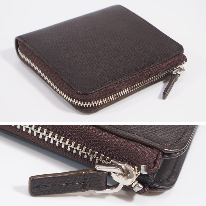 展示品 マッキントッシュロンドン PEEK ピーク 牛革 二つ折り財布 MACKINTOSH LONDON メンズ ブラウン L字ファスナー レザー 箱なし | MACKINTOSH LONDON | 06