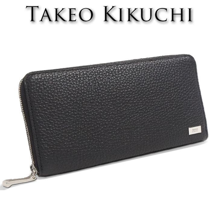 TAKEO KIKUCHI（タケオキクチ） ラウンドファスナー 長財布 ビル