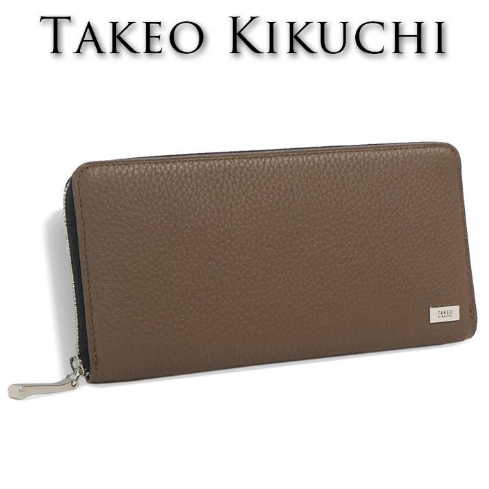 TAKEO KIKUCHI（タケオキクチ） ラウンドファスナー 長財布 ビル 