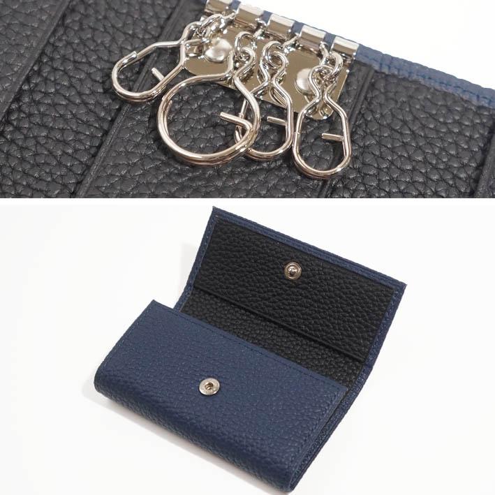 TAKEO KIKUCHI キーケース ネイビー　新品 TAKEO KIKUCHI（タケオキクチ） キーケース ビル 733602 TAKEO KIKUCHI