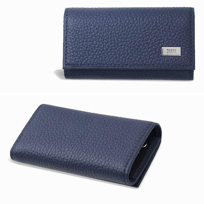 TAKEO KIKUCHI キーケース ネイビー　新品 TAKEO KIKUCHI（タケオキクチ） キーケース ビル 733602 TAKEO KIKUCHI