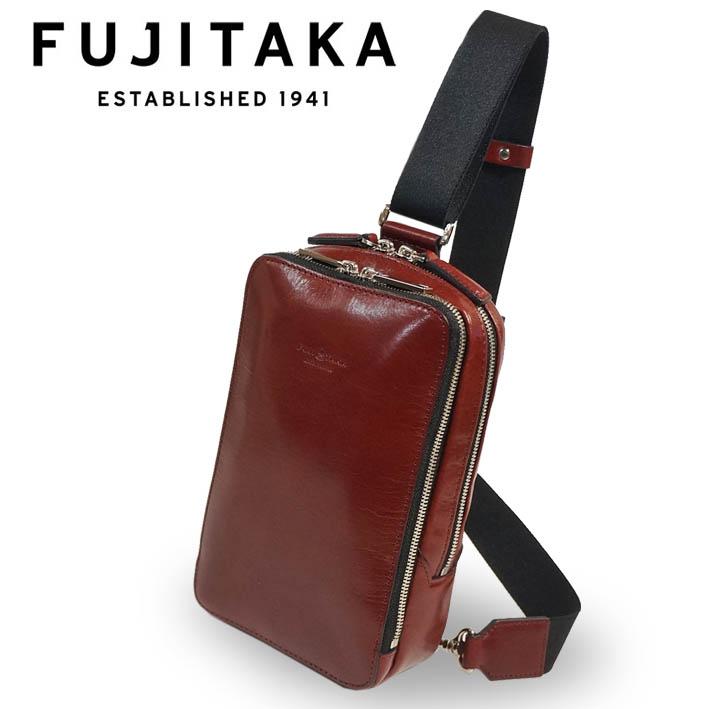 FUJITAKA フジタカ レザー ワンショルダーバッグ ボディバッグ