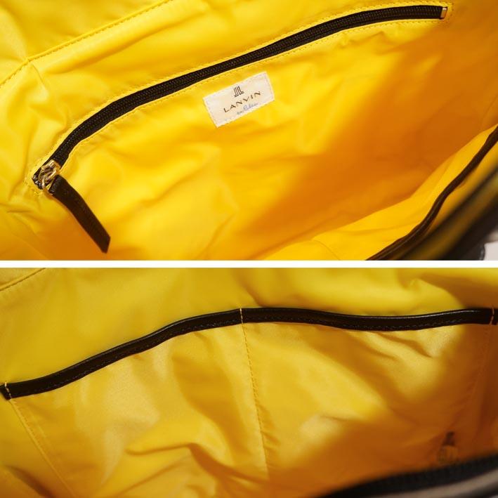 ランバンオンブルー ショルダーバッグ A4 サント２ 545102 メンズ ベージュ LANVIN en Bleu ヘルメットバッグ 軽量 旅行 ２WAY トートバッグ 定価29,700円 | LANVIN en Bleu | 03