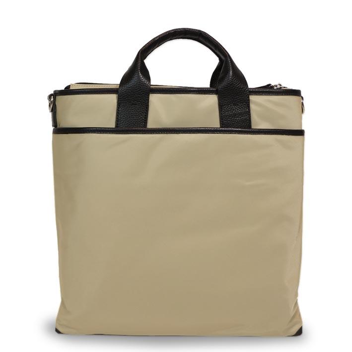 ランバンオンブルー ショルダーバッグ A4 サント２ 545102 メンズ ベージュ LANVIN en Bleu ヘルメットバッグ 軽量 旅行 ２WAY トートバッグ 定価29,700円 | LANVIN en Bleu | 05