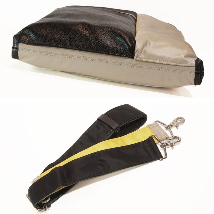 ランバンオンブルー ショルダーバッグ A4 サント２ 545102 メンズ ベージュ LANVIN en Bleu ヘルメットバッグ 軽量 旅行 ２WAY トートバッグ 定価29,700円 | LANVIN en Bleu | 06
