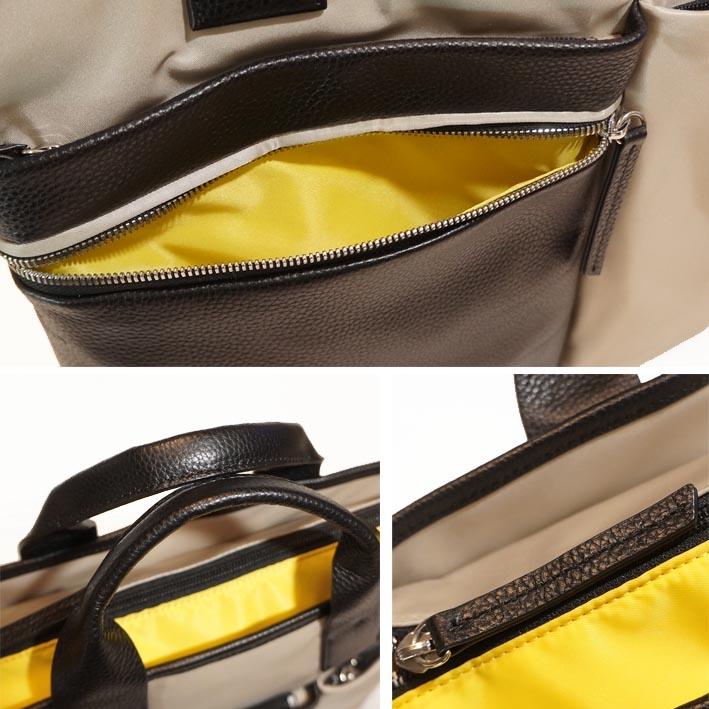 ランバンオンブルー ショルダーバッグ A4 サント２ 545102 メンズ ベージュ LANVIN en Bleu ヘルメットバッグ 軽量 旅行 ２WAY トートバッグ 定価29,700円 | LANVIN en Bleu | 08