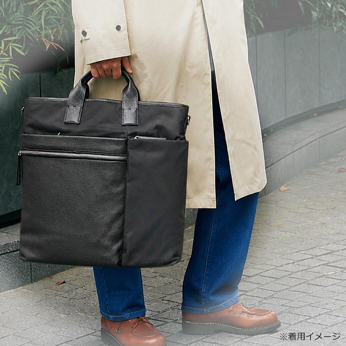 ランバンオンブルー ショルダーバッグ B4 サント２ 545103 メンズ ブラック 黒 LANVIN en Bleu ヘルメットバッグ 軽量 旅行 ２WAY トートバッグ 定価35,200円 | LANVIN en Bleu | 11