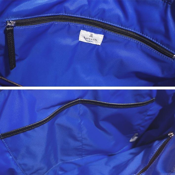 ランバンオンブルー ショルダーバッグ B4 サント２ 545103 メンズ ブラック 黒 LANVIN en Bleu ヘルメットバッグ 軽量 旅行 ２WAY トートバッグ 定価35,200円 | LANVIN en Bleu | 03