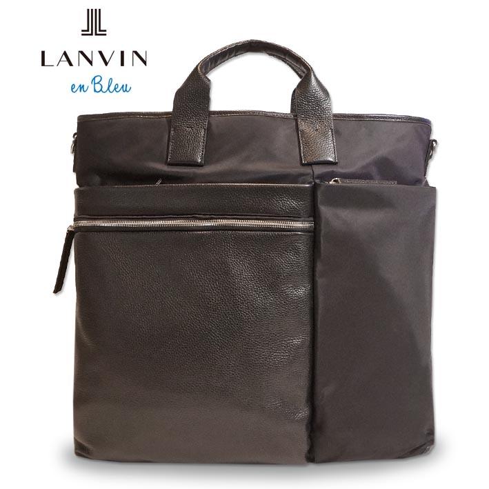 ランバンオンブルー ショルダーバッグ B4 サント２ 545103 メンズ ブラック 黒 LANVIN en Bleu ヘルメットバッグ 軽量 旅行 ２WAY トートバッグ 定価35,200円 | LANVIN en Bleu | 04