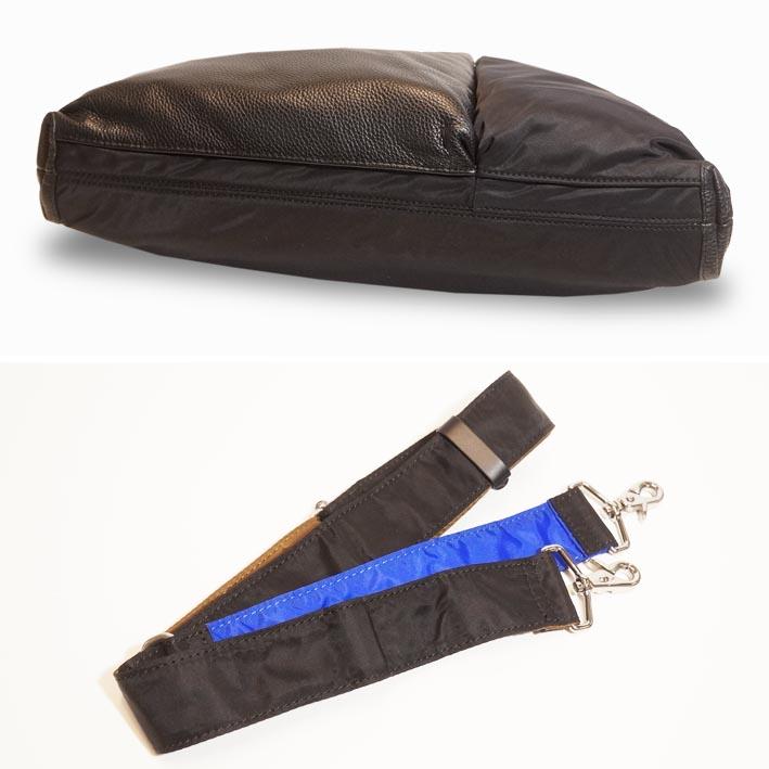 ランバンオンブルー ショルダーバッグ B4 サント２ 545103 メンズ ブラック 黒 LANVIN en Bleu ヘルメットバッグ 軽量 旅行 ２WAY トートバッグ 定価35,200円 | LANVIN en Bleu | 06