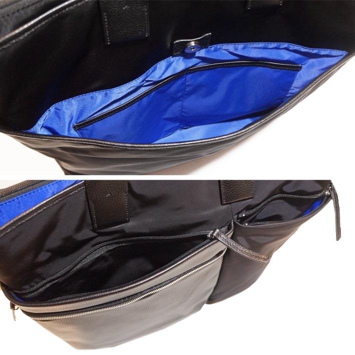 ランバンオンブルー ショルダーバッグ B4 サント２ 545103 メンズ ブラック 黒 LANVIN en Bleu ヘルメットバッグ 軽量 旅行 ２WAY トートバッグ 定価35,200円 | LANVIN en Bleu | 07