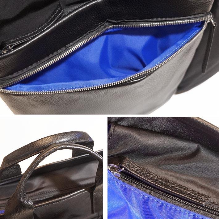 ランバンオンブルー ショルダーバッグ B4 サント２ 545103 メンズ ブラック 黒 LANVIN en Bleu ヘルメットバッグ 軽量 旅行 ２WAY トートバッグ 定価35,200円 | LANVIN en Bleu | 08