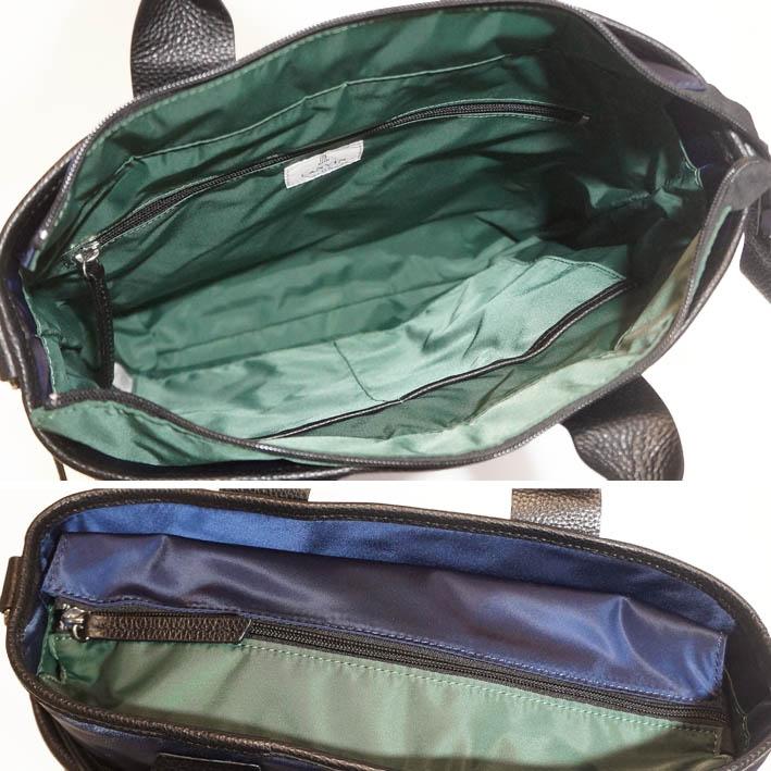 ランバンオンブルー ショルダーバッグ A4 サント２ 545102 メンズ ネイビー 紺 LANVIN en Bleu ヘルメットバッグ 軽量 旅行 ２WAY トートバッグ 定価29,700円 | LANVIN en Bleu | 02