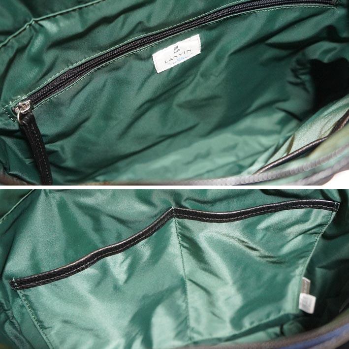 ランバンオンブルー ショルダーバッグ A4 サント２ 545102 メンズ ネイビー 紺 LANVIN en Bleu ヘルメットバッグ 軽量 旅行 ２WAY トートバッグ 定価29,700円 | LANVIN en Bleu | 03