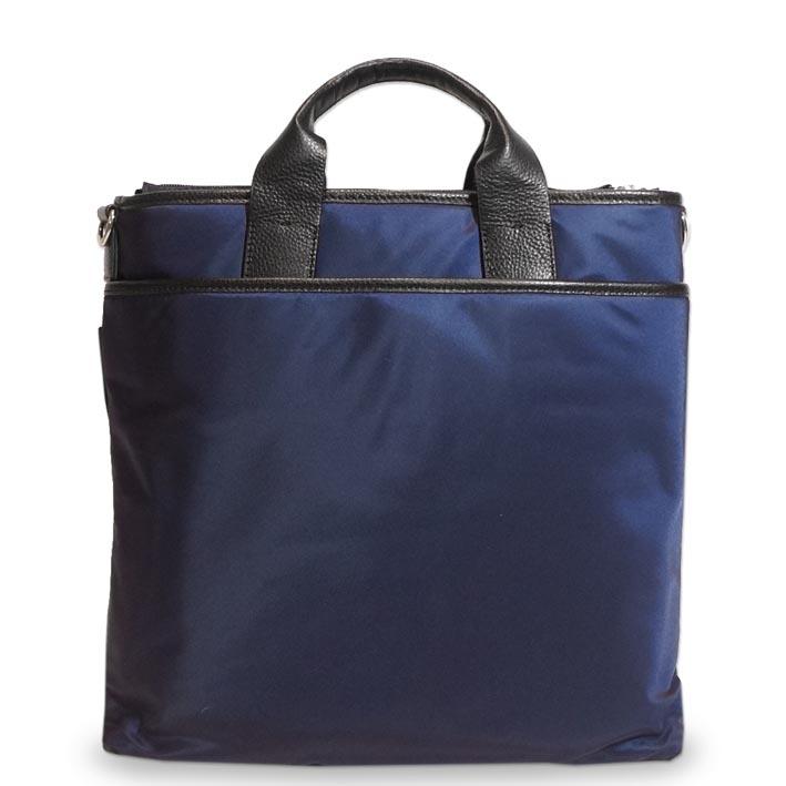 ランバンオンブルー ショルダーバッグ A4 サント２ 545102 メンズ ネイビー 紺 LANVIN en Bleu ヘルメットバッグ 軽量 旅行 ２WAY トートバッグ 定価29,700円 | LANVIN en Bleu | 05