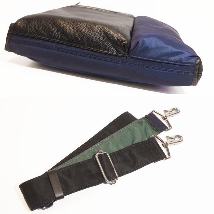 ランバンオンブルー ショルダーバッグ A4 サント２ 545102 メンズ ネイビー 紺 LANVIN en Bleu ヘルメットバッグ 軽量 旅行 ２WAY トートバッグ 定価29,700円 | LANVIN en Bleu | 06