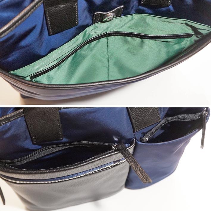 ランバンオンブルー ショルダーバッグ A4 サント２ 545102 メンズ ネイビー 紺 LANVIN en Bleu ヘルメットバッグ 軽量 旅行 ２WAY トートバッグ 定価29,700円 | LANVIN en Bleu | 07