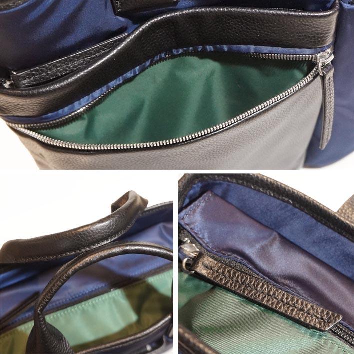 ランバンオンブルー ショルダーバッグ A4 サント２ 545102 メンズ ネイビー 紺 LANVIN en Bleu ヘルメットバッグ 軽量 旅行 ２WAY トートバッグ 定価29,700円 | LANVIN en Bleu | 08