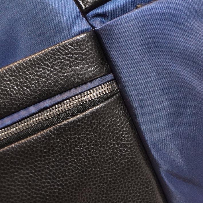 ランバンオンブルー ショルダーバッグ A4 サント２ 545102 メンズ ネイビー 紺 LANVIN en Bleu ヘルメットバッグ 軽量 旅行 ２WAY トートバッグ 定価29,700円 | LANVIN en Bleu | 09