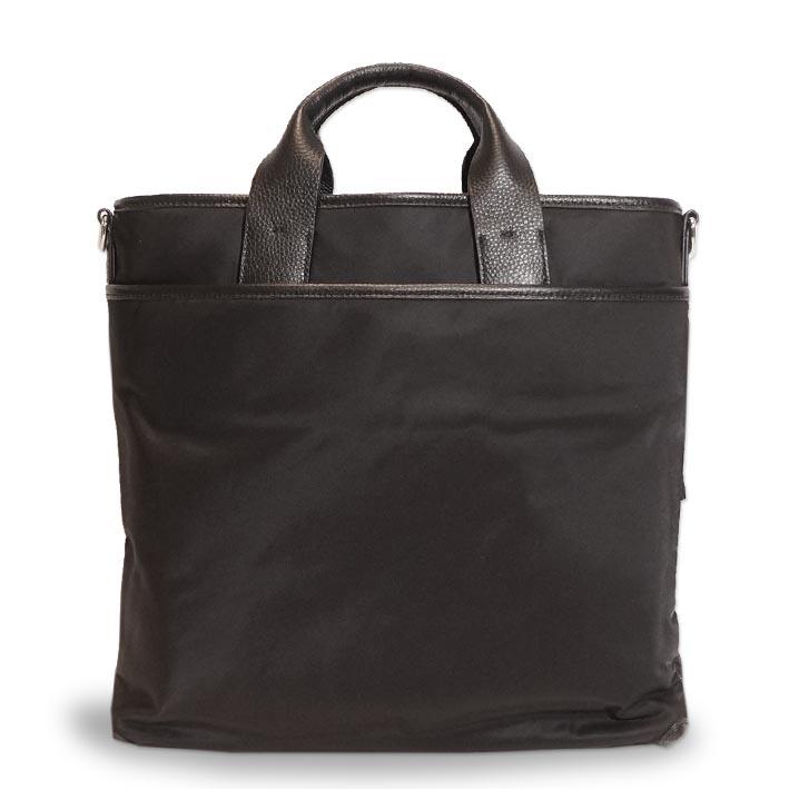 ランバンオンブルー ショルダーバッグ A4 サント２ 545102 メンズ ブラック 黒 LANVIN en Bleu ヘルメットバッグ 軽量 旅行 ２WAY トートバッグ 定価29,700円 | LANVIN en Bleu | 05