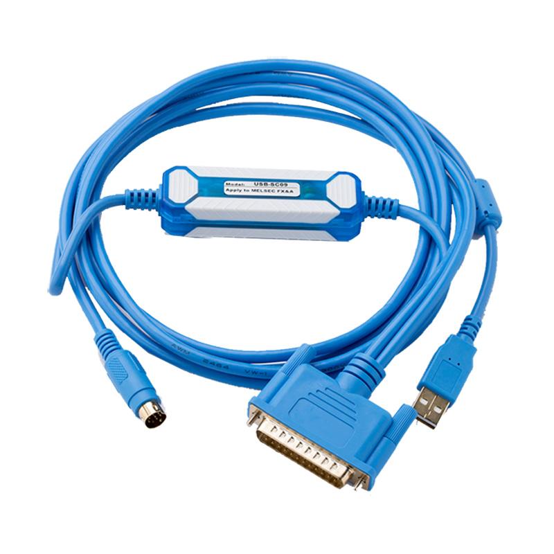 送料無料】三菱 FX/Aシリーズ 用 シーケンサ RS422 USB変換ケーブル
