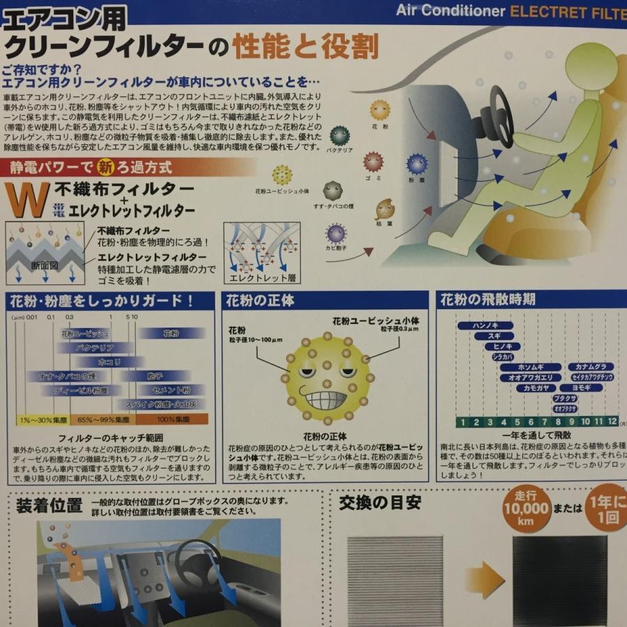 送料無料 スバル レガシィツーリングワゴン 【 BR9 / BRG / BRM 】 エアコンフィルター 電気の力で「花粉」「ホコリ」をカット！ 人気のVIC AC-108E |  | 02