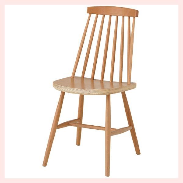 ビーチダイニングチェア／ナチュラル