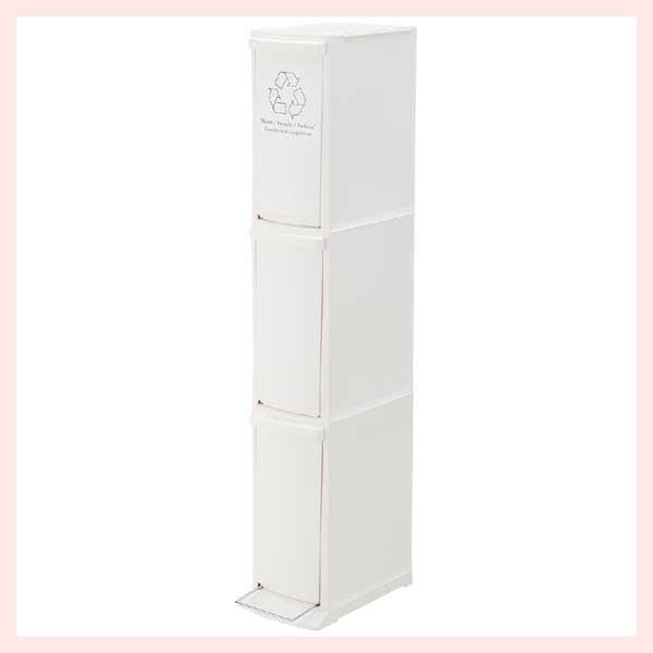 送料無料/アウトレット/新品★カントリー調★分別ダストボックス（3分別）ホワイト 楽天市場】【25%OFFクーポンあり☆20日20時〜先着20名】ペール付き