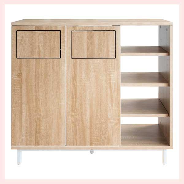 カウンターダストボックス（W90×D40×H90cm）／３種類 | 宮武製作所 | 02