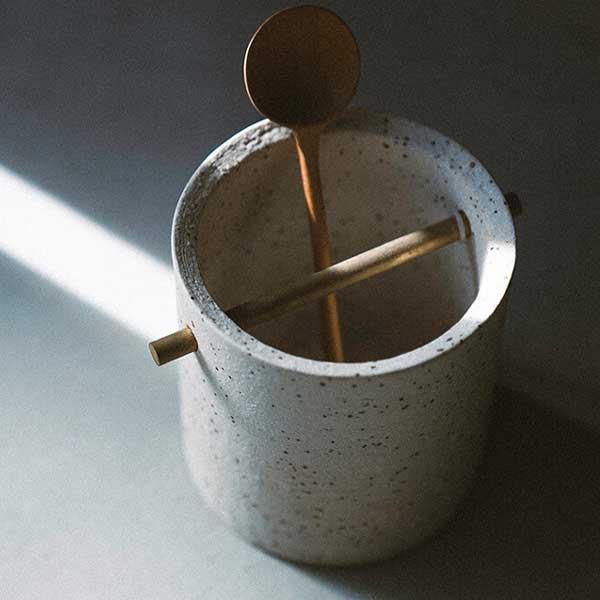 HIJICA TEOKE vase（S）／ダークローズ 日本製 信楽焼 花瓶　HJC-02DR｜sshana｜04