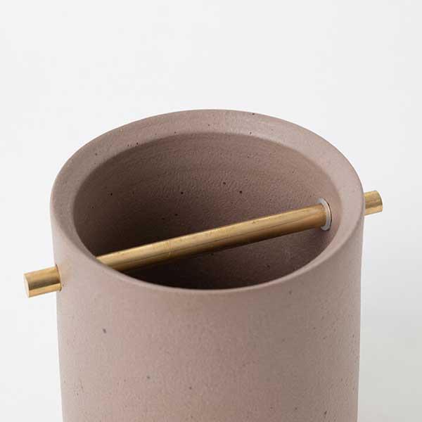 HIJICA TEOKE vase（S）／ダークローズ 日本製 信楽焼 花瓶　HJC-02DR｜sshana｜08